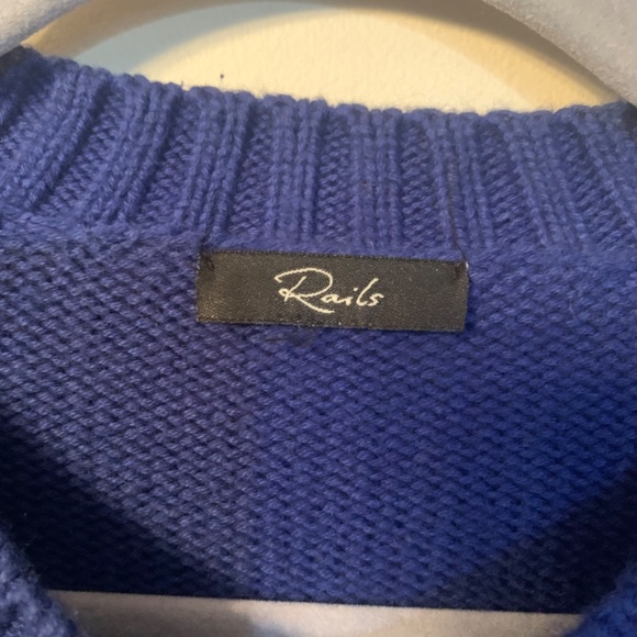 Rails Zoey Celestial Crewneck Sweater In Cobalt Gold Galaxy S - Picture 10 of 15